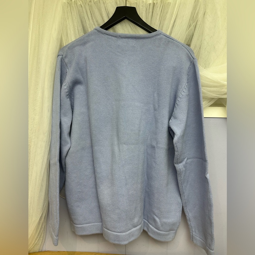 Tabi International NWT pastel cotton button up sweater with floral embroidery - Picture 3 of 7